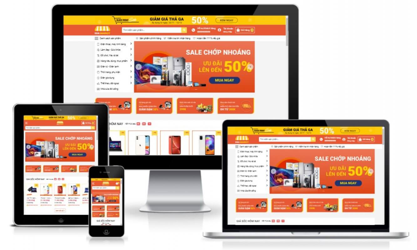Thiết kế website theo yêu cầu